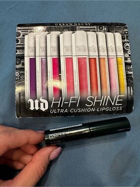 Urban decay,Gloss Sample Card and Black Mascara